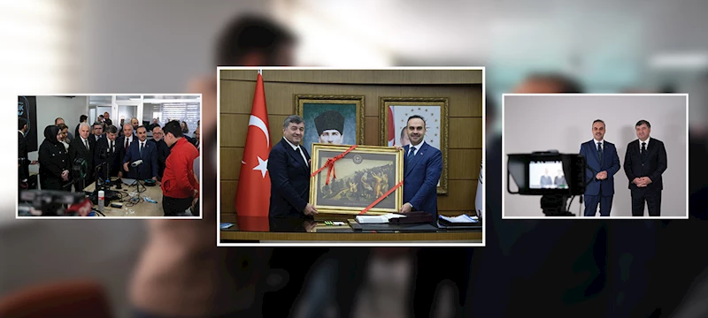 BAŞKAN ŞENLİKOĞLU’NA BAKAN KACIR’DAN HİZMET TEŞEKKÜRÜ