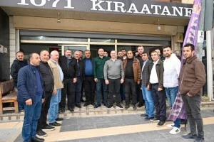 BAŞKAN TUTUK’TAN KAHVEHANE ZİYARETİ