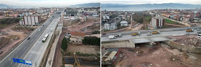 Kaşkaldere Kavşağı’nda ilave köprüye kiriş