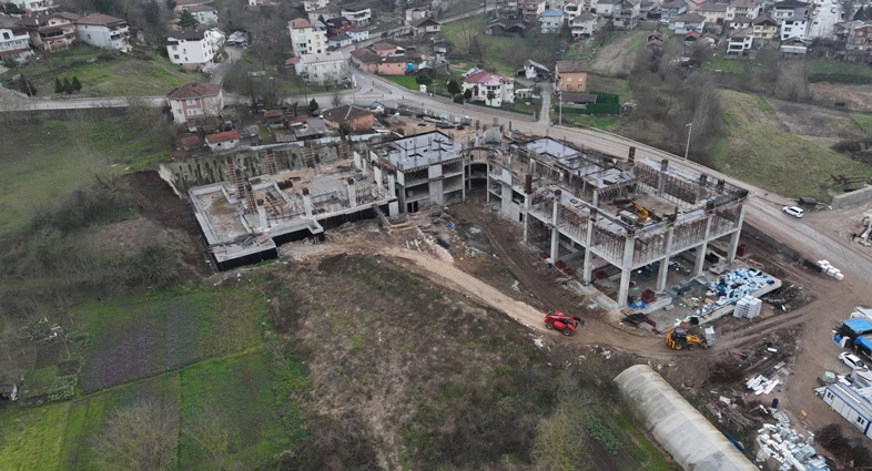 Şifa dağıtacak termal tesiste hummalı çalışma