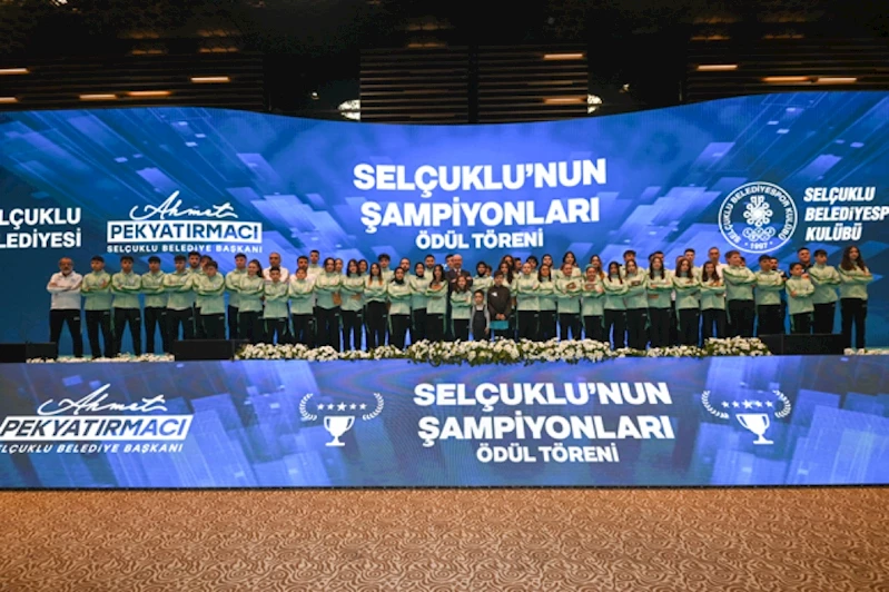 ŞAMPİYONLAR ÖDÜLLENDİRİLDİ SELÇUKLU BELEDİYESPOR KULÜBÜ 2023 YILINA DA BAŞARILARIYLA DAMGA VURDU