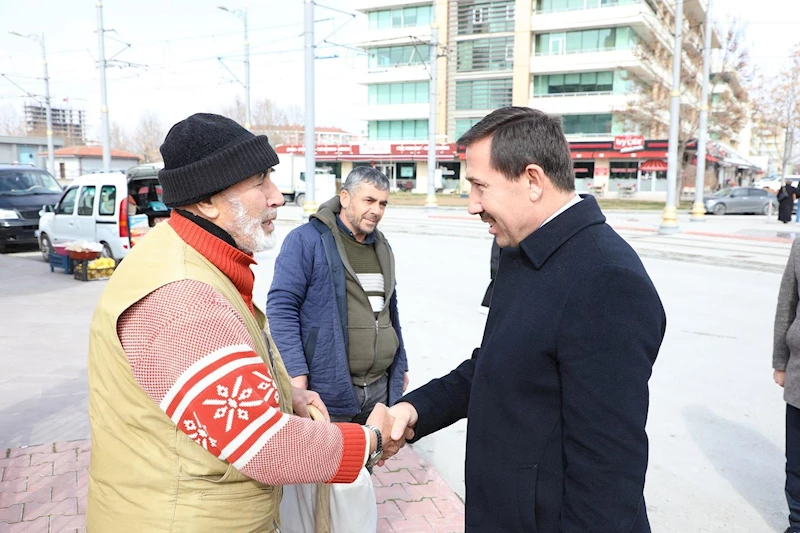 BAŞKAN HASAN KILCA’DAN ESNAFA VE VATANDAŞA ZİYARET