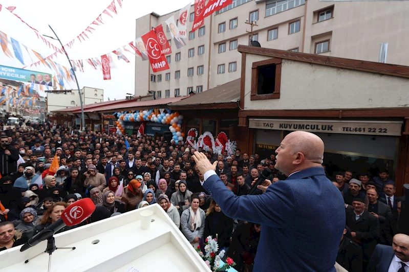 BAŞKAN SEKMEN’E PASİNLER’DE SEVGİ SELİ