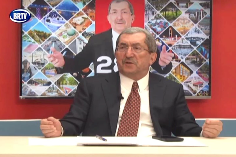 Başkan Vergili BRTV Ekranlarında Zafer Acar ile Gündem Programının Canlı Yayın Konuğu Oldu