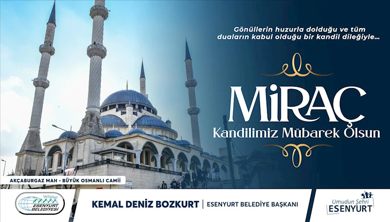 Miraç Kandilimiz Mübarek Olsun