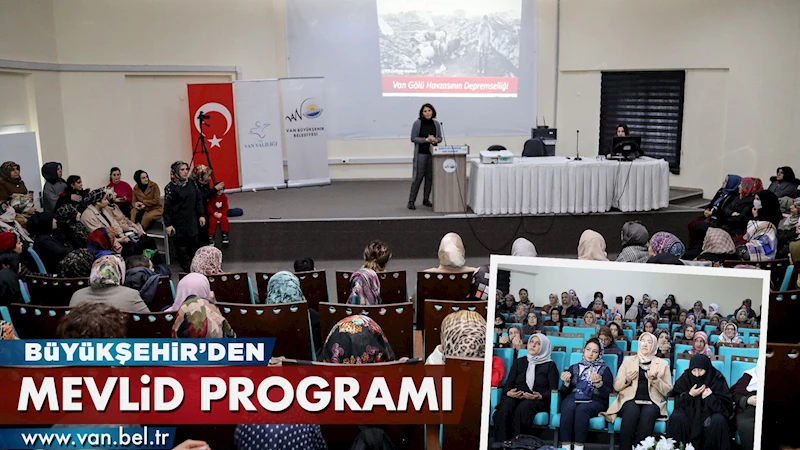 KADINLARA YÖNELİK MEVLİD PROGRAMI DÜZENLEDİK