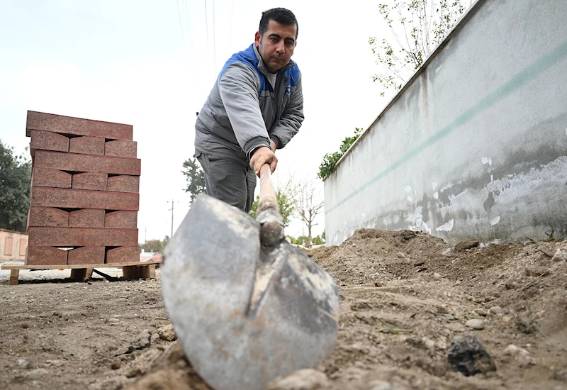 Yeni Mahalle’de kaldırım çalışmaları