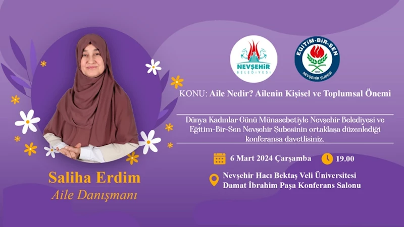 Nevşehir’de “Aile, Ailenin Kişisel Ve Toplumsal Önemi” Konferansı