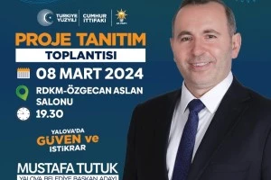 BAŞKAN TUTUK PROJELERİNİ AÇIKLIYOR