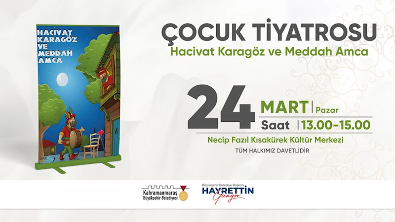 “Hacivat Karagöz ve Meddah Amca” Gösterisi Çocuklarla Buluşacak