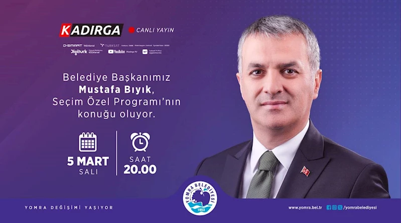 BAŞKANIMIZ KADIRGA TV CANLI YAYININDA