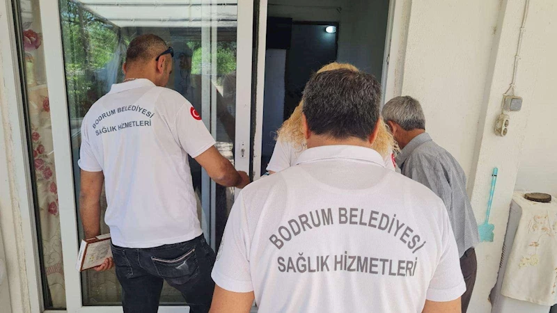 BELEDİYEDEN EVDE BAKIM GÖREN VATANDAŞLARA ZİYARET