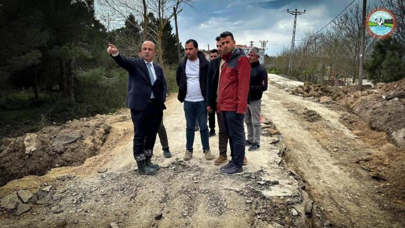 BAŞKANIMIZ METİN GÜRBÜZ HEYELAN BÖLGESİNDE İNCELEMELERDE BULUNDU