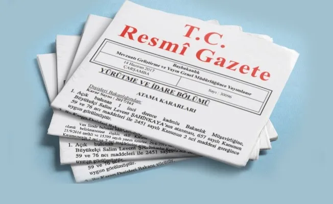 Vize yükümlülüğü kararı Resmi Gazete