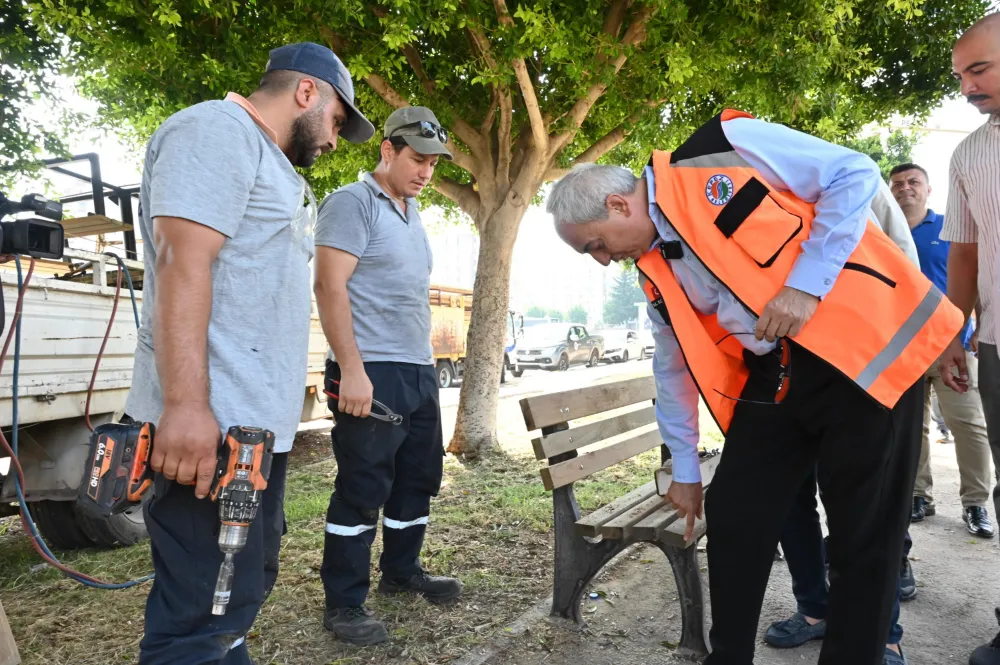 Kocagöz, çalışmaları yerinde inceliyor 